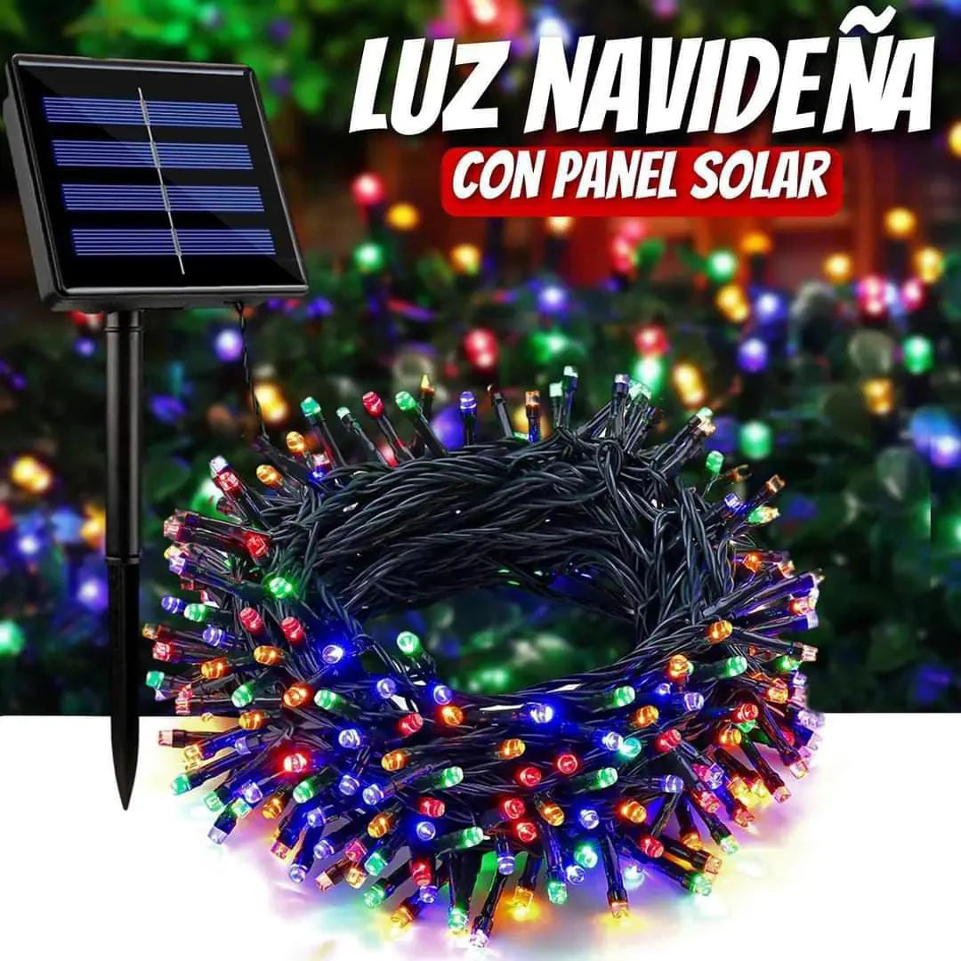 LUZ NAVIDEÑA SOLAR DE 30 METROS, DECORA TODO TU HOGAR Y DEJA DE PAGAR ALTAS FACTURAS DE LUZ