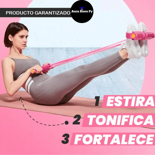 Banda de Estiramiento en Casa, Lleva GRATIS video de ejercicios y un Ebook con recetas saludables- ENVÍO GRATIS