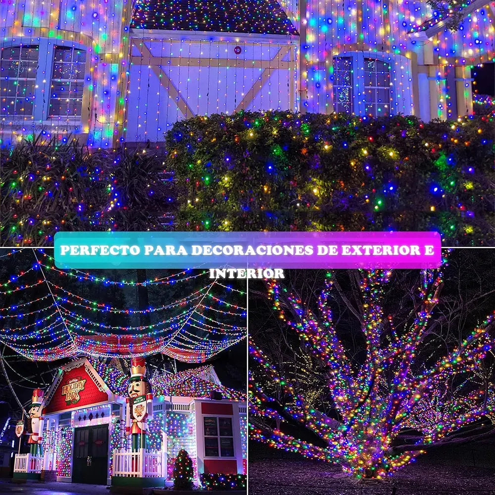 LUZ NAVIDEÑA SOLAR DE 30 METROS, DECORA TODO TU HOGAR Y DEJA DE PAGAR ALTAS FACTURAS DE LUZ