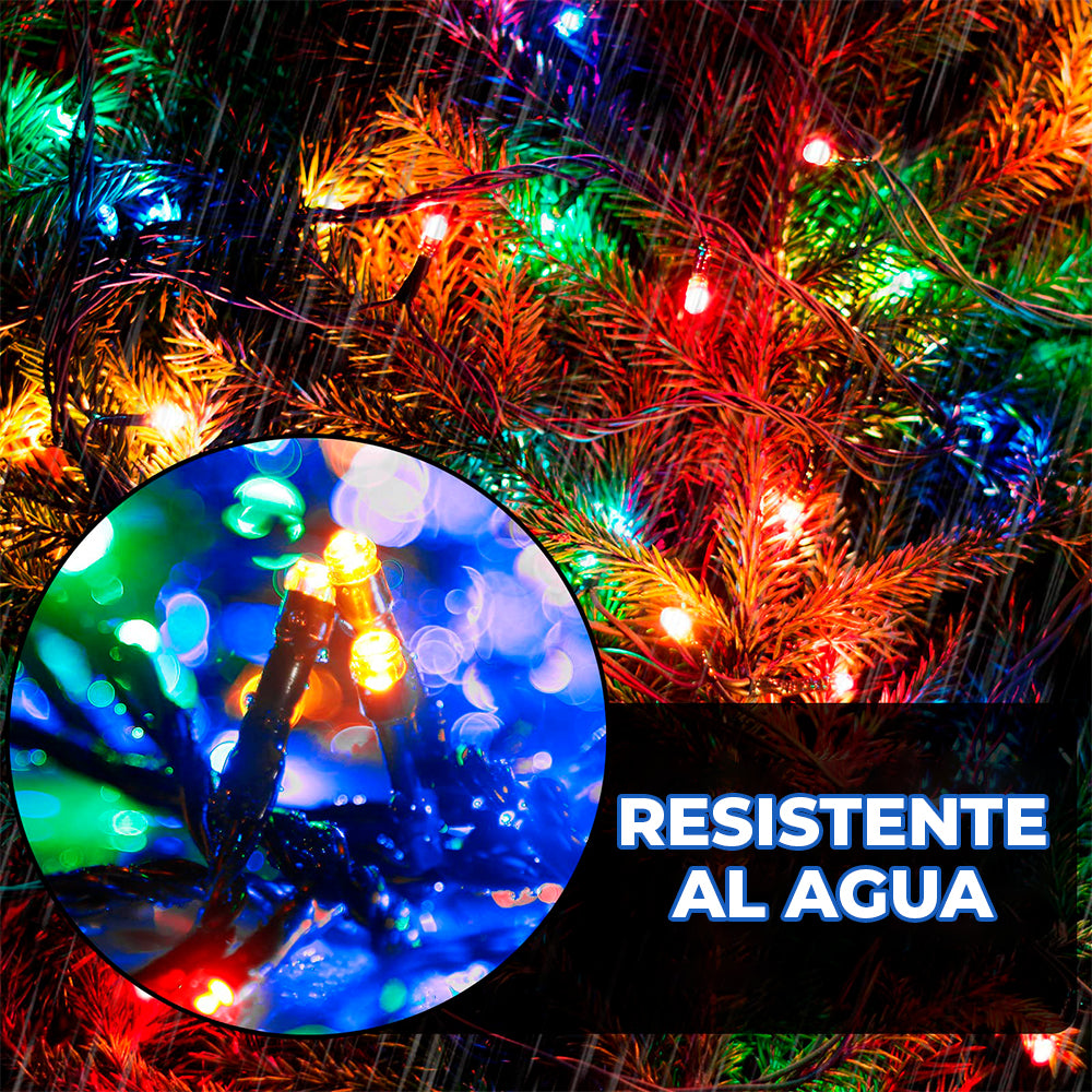 LUZ NAVIDEÑA SOLAR DE 30 METROS, DECORA TODO TU HOGAR Y DEJA DE PAGAR ALTAS FACTURAS DE LUZ